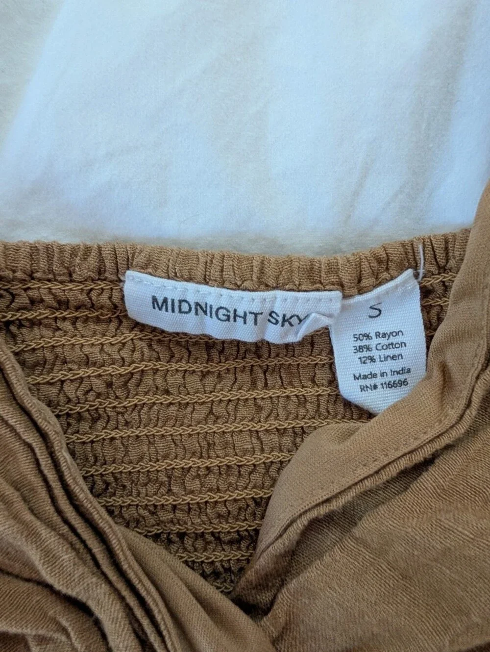 Midnight Sky Twist Front Crop Top